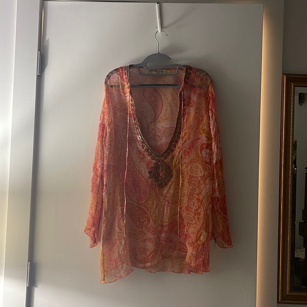 Red blouse